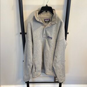 Patagonia Gray Snap-T Fleece Pullover